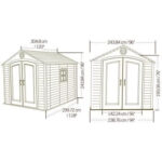 Lifetime 8 ft × 10 ft Garden Shed - Image 2